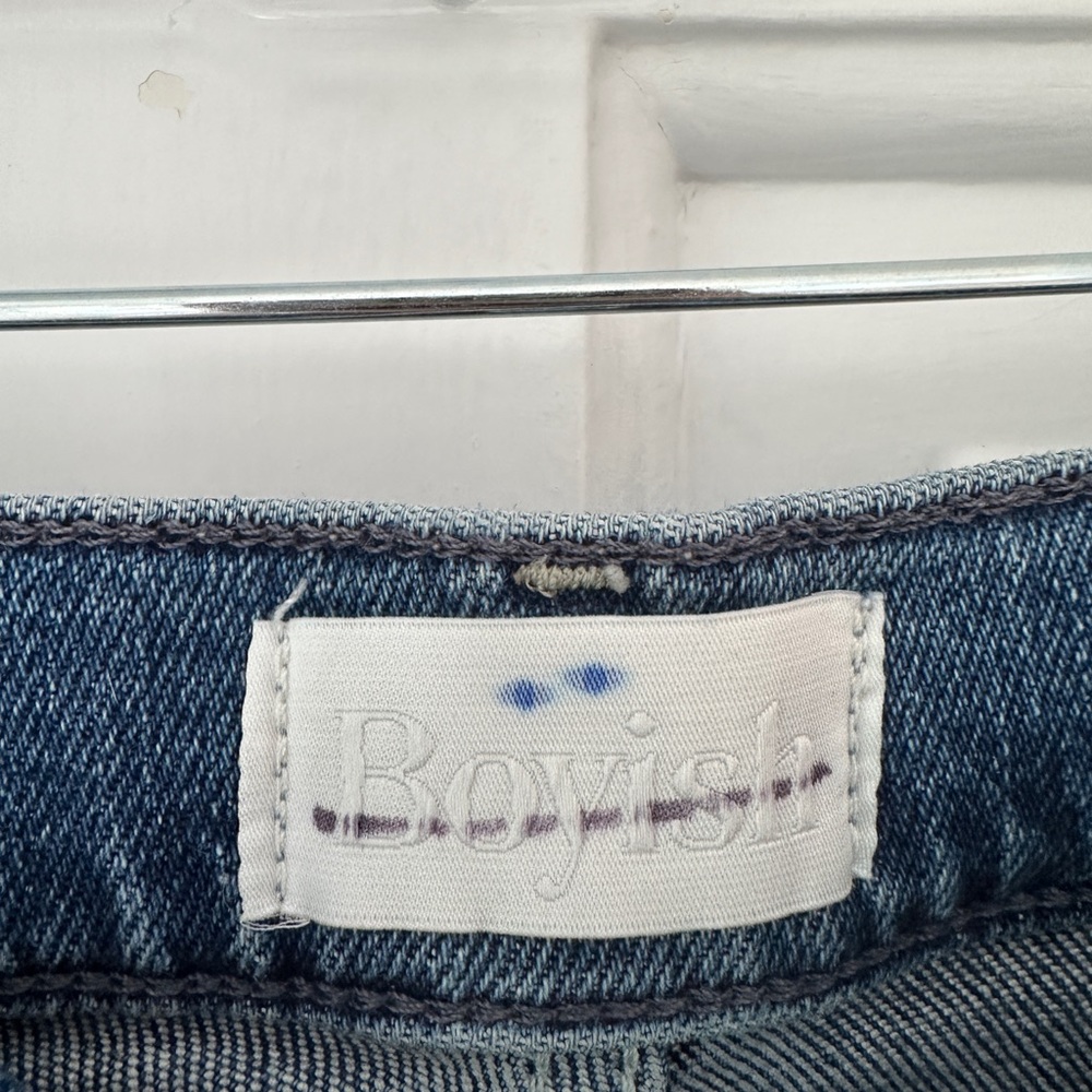 Free People Boyish The Ricky Flared High Waisted Button Fly Jeans in Size 26 - Picture 8 of 13